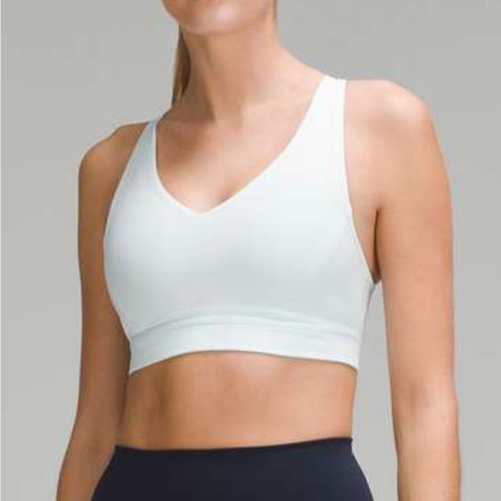 Lululemon Envital Bra *Medium Support B/C Cup Sheer Blue